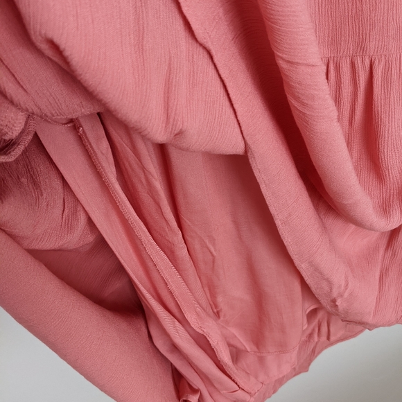 LOFT Flutter Sleeve Tiered Dress - Picture 6 of 11